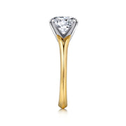 Gabriel & Co Ellis - 14K White-Yellow Gold Round Diamond Engagement Ring