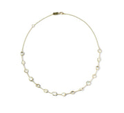 Ippolita 18k Yellow Gold Rock Candy 15 Stone Station Chain Necklace