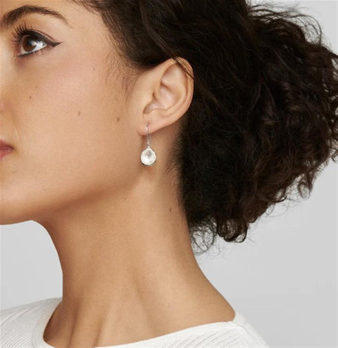 Ippolita Rock Candy Mini Teardrop Earrings - 925 Silver in Blue Topaz