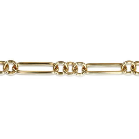 Gabriel & Co. 14k Yellow Gold Chain Link Bracelet