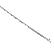 14k White Gold Diamond Tennis Bracelet - 6.00cttw