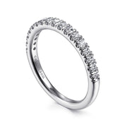 Gabriel & Co. 14k White Gold Diamond Band - .31cttw