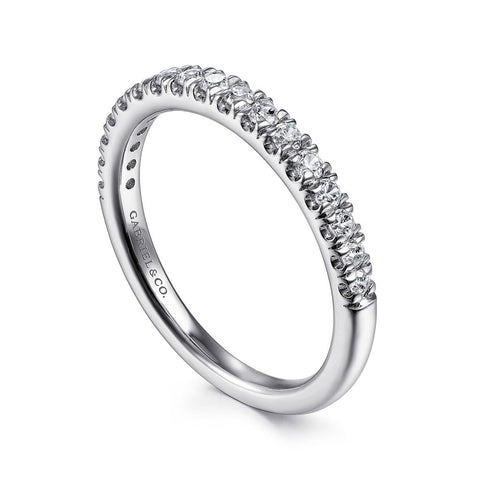 Gabriel & Co. 14k White Gold Diamond Band - .31cttw