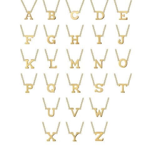 Gabriel & Co. 14k Yellow Gold A Initial Necklace