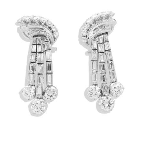 Platinum Diamond Earrings