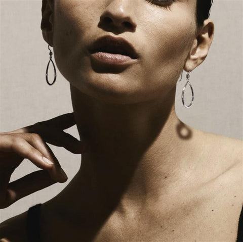 Ippolita Stardust Open Teardrop Earrings - 925 Silver