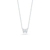 Roberto Coin 18K Tiny Treasures Diamond Love Letter Necklace