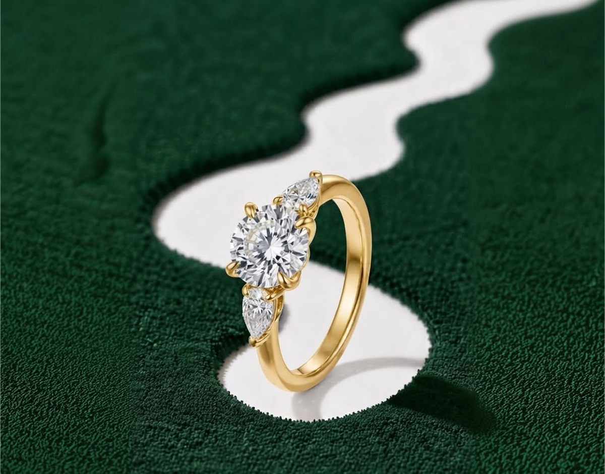 Three-Stone Engagement Rings in Pensacola, FL
