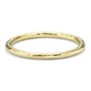 Ippolita Classico Large Hammered Bangle in 18K Gold