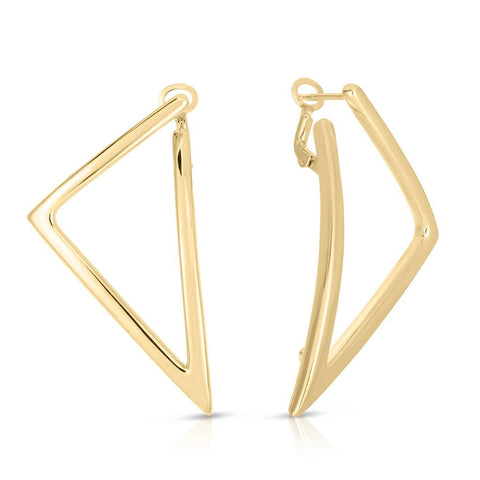 Roberto Coin Oro Classic Geometric Earring