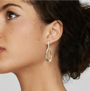 Ippolita Classico Mix Texture Open Disc Post Earring - 18k Yellow Gold