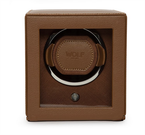 Wolf Cub Single Watch Winder With Cover