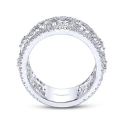 Gabriel & Co. 18K White Gold Anniversary Band - 1.10 ct
