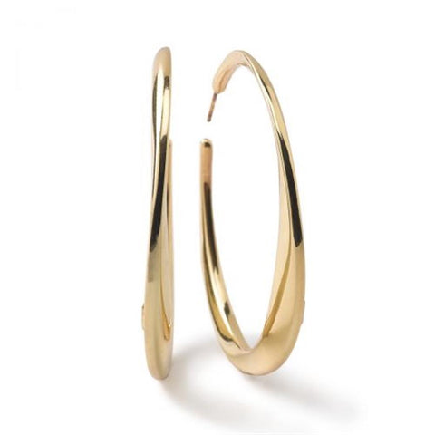 Ippolita Large Twisted Hoop Earrings in 18K Gold