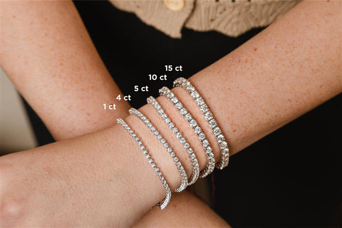 White Gold 5CT Diamond Tennis Bracelet