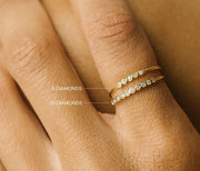 Zoe Chicco 14k Yellow Gold Bezel Set Diamond Ring .05cttw