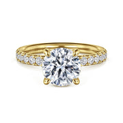 Gabriel & Co. Winslow - 14K Yellow Gold Diamond Engagement Ring Mounting - .34cttw