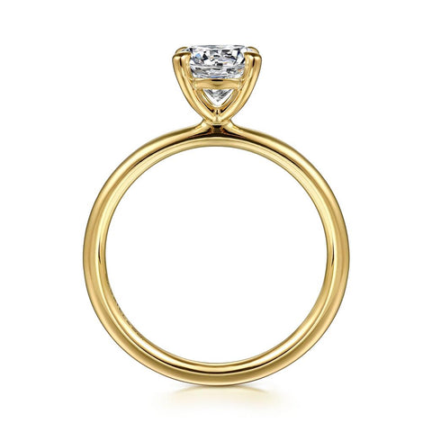 Gabriel & Co. 14k Yellow Gold Soliatire Engagement Ring Mounting