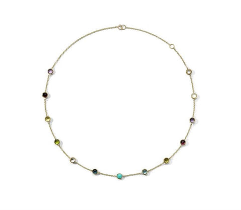 Ippolita 18k Yellow Gold Lollipop Multi-Stone Station Necklace
