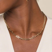 Gabriel & Co. 14k Yellow Gold Paperclip Chain Necklace