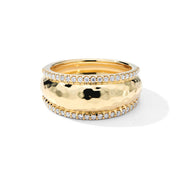 Ippolita 18k Yellow Gold Diamond Goddess Dome Ring