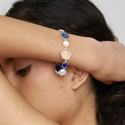 Ippolita Large Flexible Bracelet with Multi-Stone