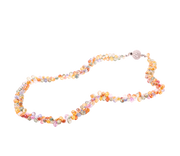 Sapphire Hawaiian Lei Necklace - 177.56cttw