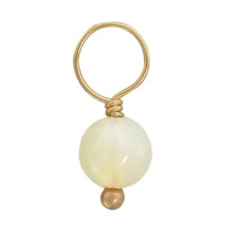 Heather B. Moore White Opal Unfaceted Ball Gemstone