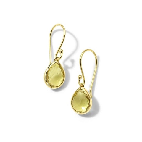 Ippolita Rock Candy Teeny Teardrop Earrings in 18K Gold