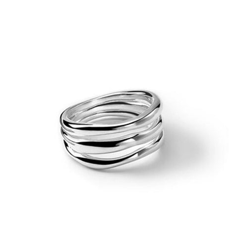 Ippolita Squiggle Ring in Sterling Silver