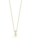 Roberto Coin 18K Tiny Treasures Diamond Love Letter Necklace