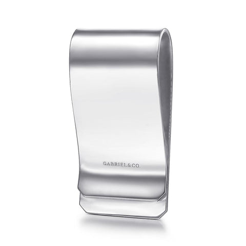 Gabriel & Co. Sterling Silver Money Clip with Twisted Rope Trim