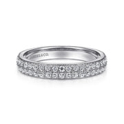 Gabriel & Co. 14k White Gold Diamond Pave Band - .51cttw