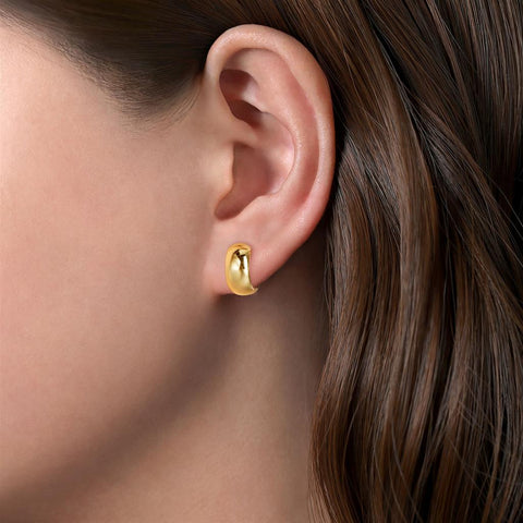 Gabriel & Co. 14k Yellow Gold Huggie Hoop Earrings