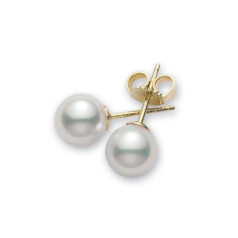 Mikimoto 7.5-8mm Pearl Stud Earrings