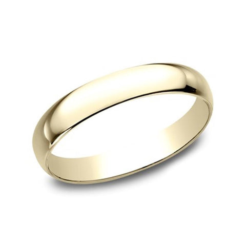 3mm Comfort Fit Yellow Gold Band
