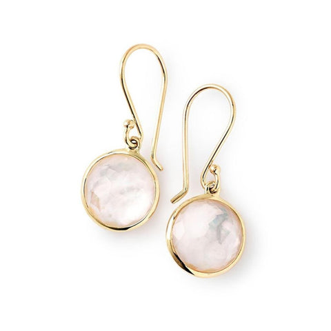 Ippolita - Lollipop Small Single Drop Earrings - 18k Yellow Gold in Mother-of-Pearl