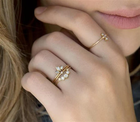 Zoe Chicco 14k Yellow Gold Bezel Set Diamond Ring - .05cttw