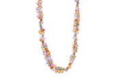 Sapphire Hawaiian Lei Necklace - 177.56cttw