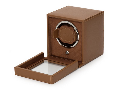 Wolf Cub Single Watch Winder With Cover
