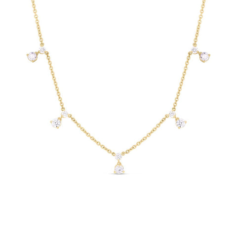 Roberto Coin 18k Yellow Gold Diamond Necklace - 1.28cttw