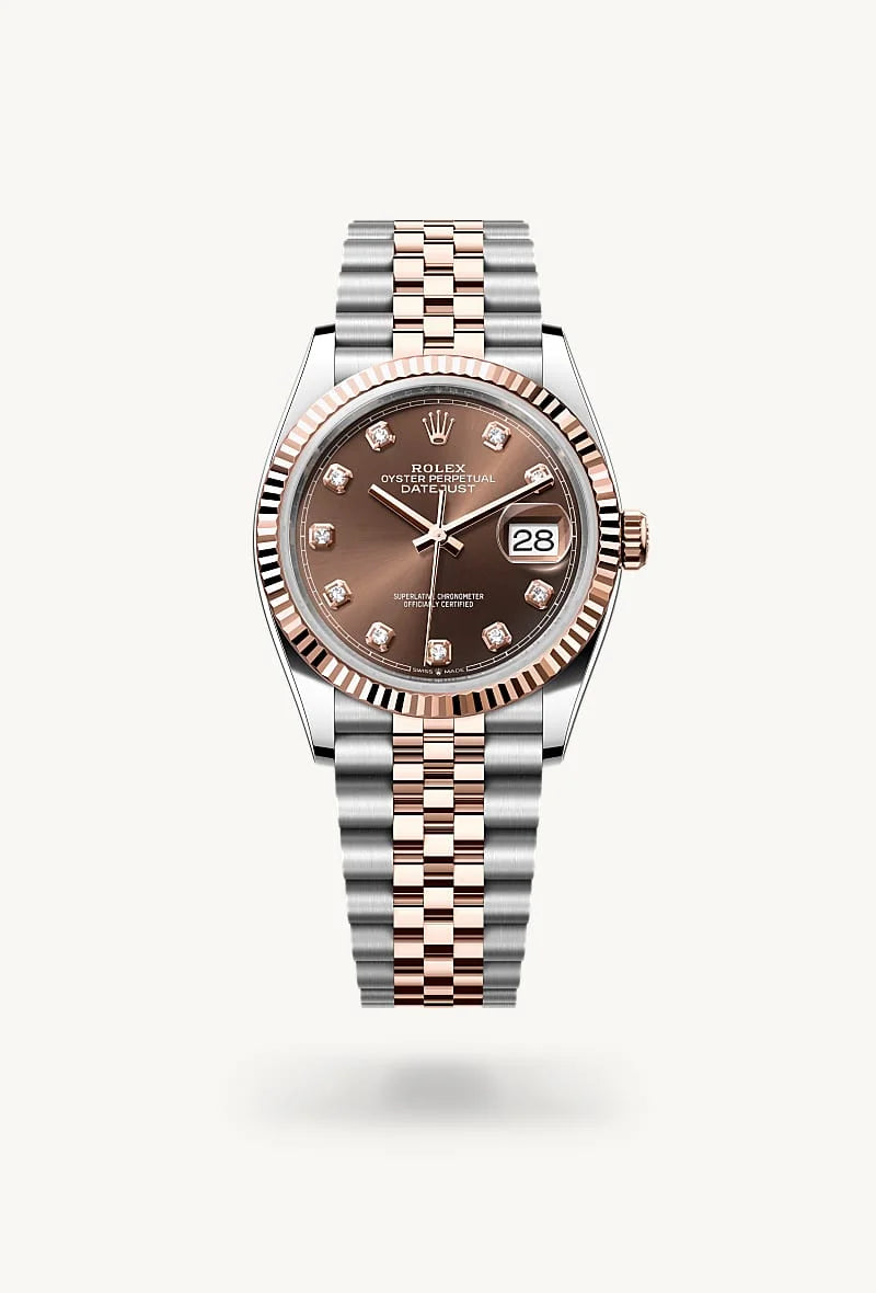 Rolex Datejust in Everose Rolesor - combination of Oystersteel and Everose gold, M126231-0053 - Jewelers Trade Shop