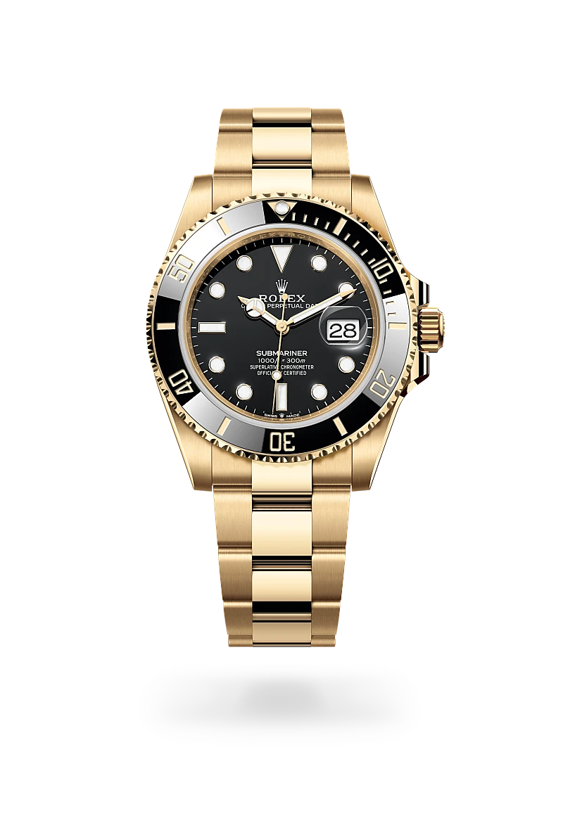 Rolex Submariner in 18 kt yellow gold, M126618LN-0002 - Jewelers Trade Shop