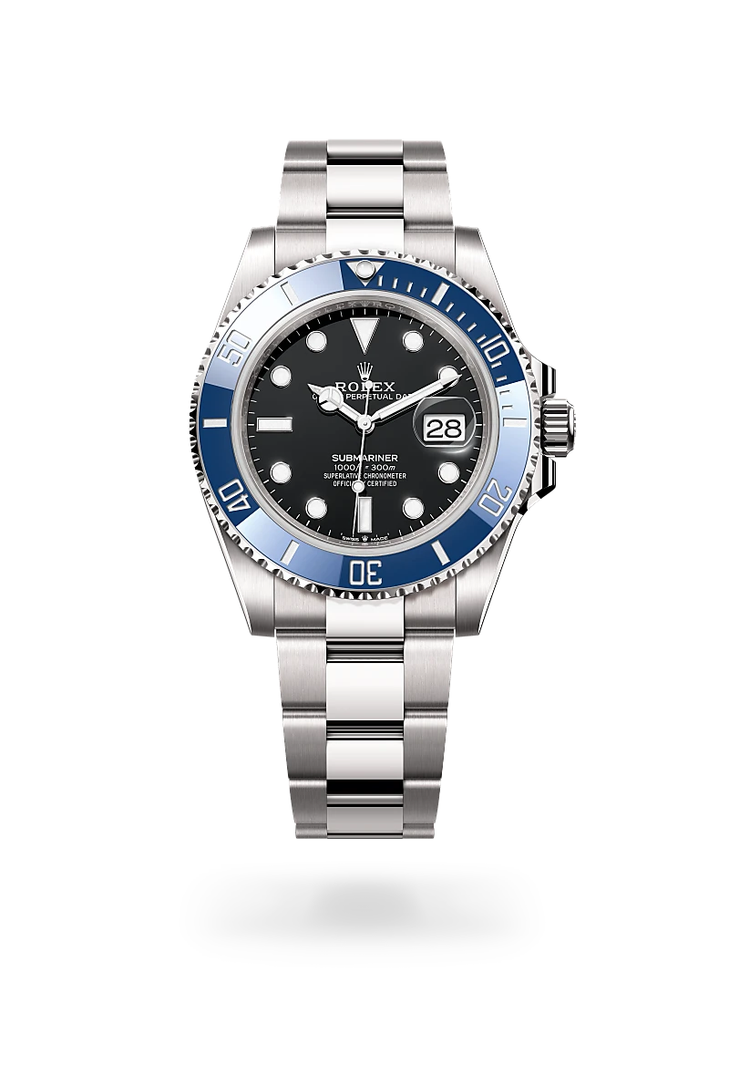 Rolex Submariner in 18 kt white gold, M126619LB-0003 - Jewelers Trade Shop