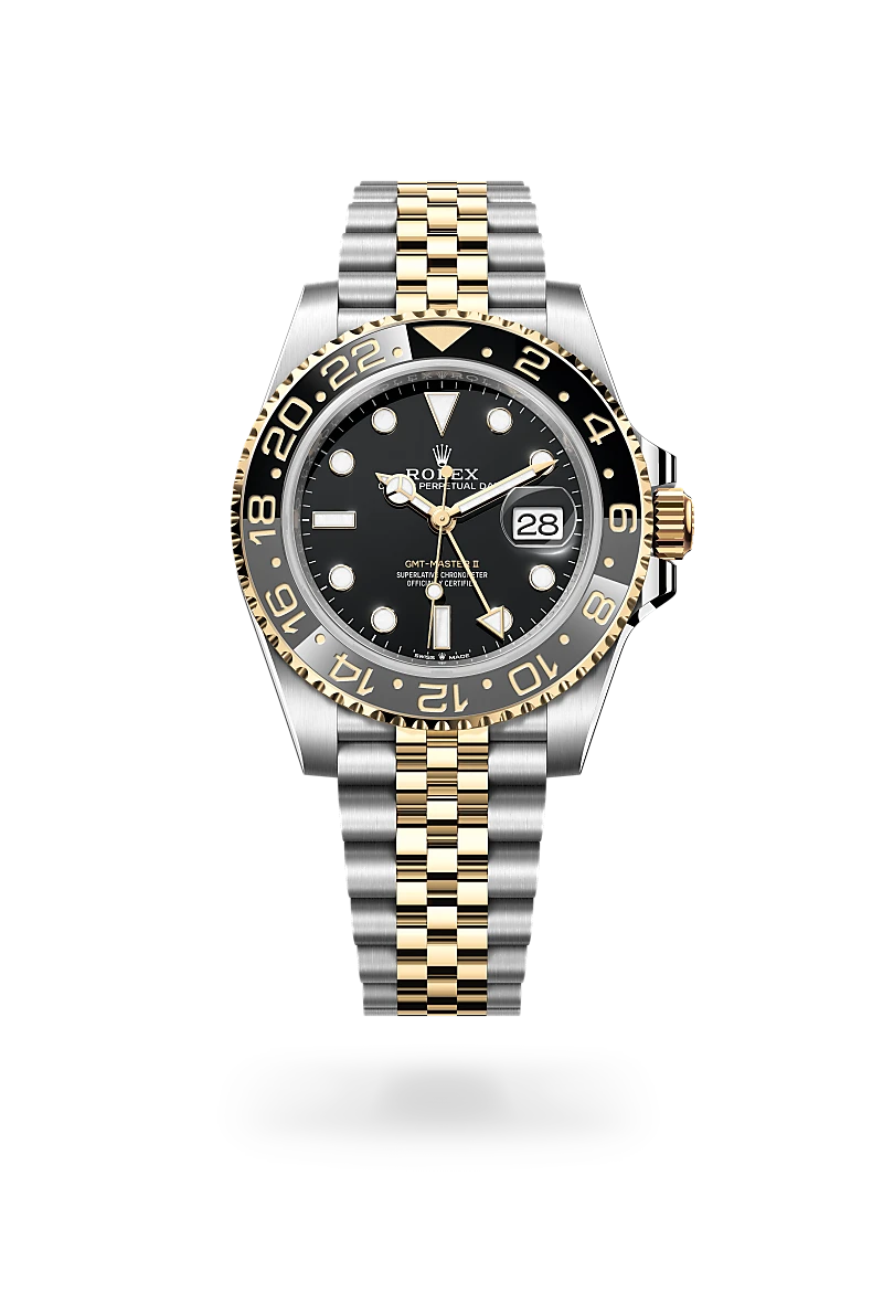 Rolex GMT-Master II in Yellow Rolesor - combination of Oystersteel and yellow gold, M126713GRNR-0001 - Jewelers Trade Shop