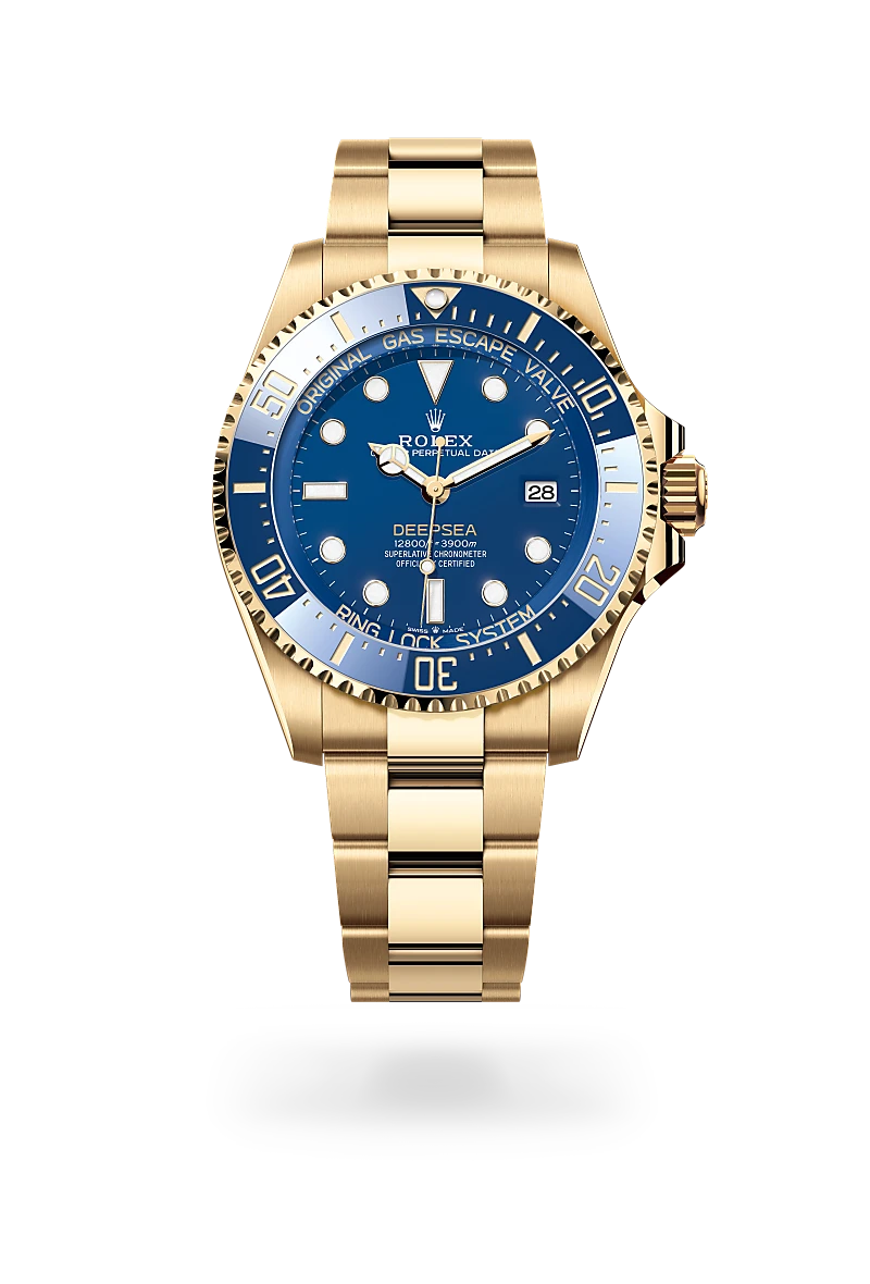 Rolex Deepsea in 18 kt yellow gold, M136668LB-0001 - Jewelers Trade Shop