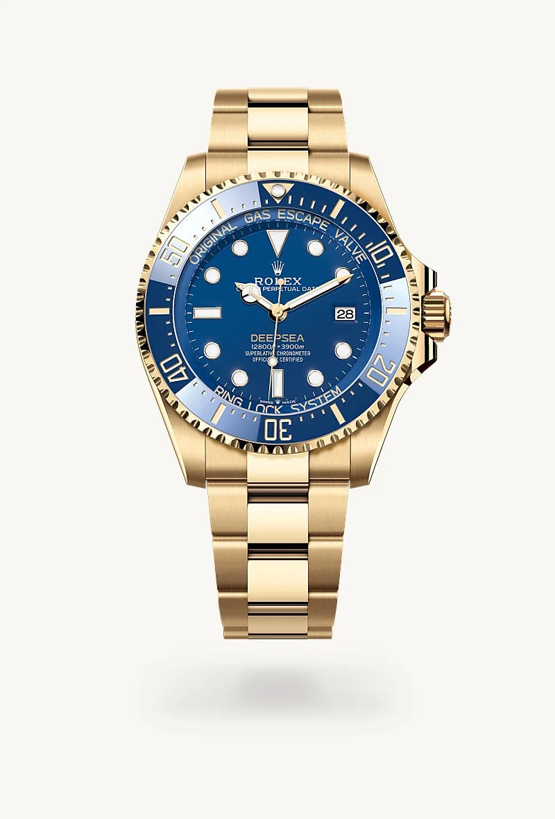 Rolex Deepsea in 18 kt yellow gold, M136668LB-0001 - Jewelers Trade Shop