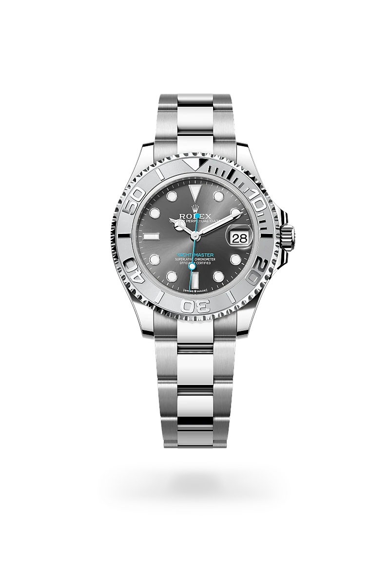 Rolex Yacht-Master in Rolesium - combination of Oystersteel and platinum, M268622-0002 - Jewelers Trade Shop