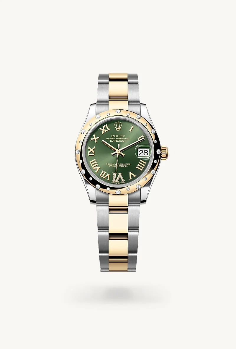 Rolex Datejust in Yellow Rolesor - combination of Oystersteel and yellow gold, M278343RBR-0015 - Jewelers Trade Shop