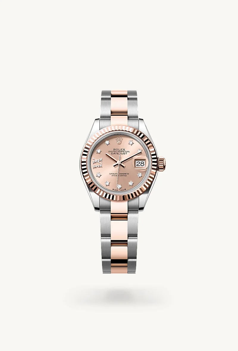 Rolex Lady-Datejust in Everose Rolesor - combination of Oystersteel and Everose gold, M279171-0028 - Jewelers Trade Shop
